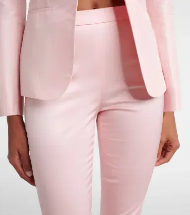 Gucci Silk-blend faille leggings | Thumbnail 5