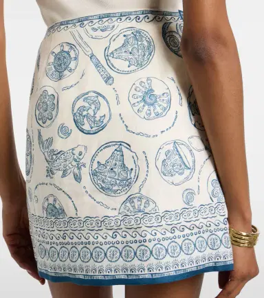 Alemais Alémais Lucky printed linen miniskirt | Thumbnail 4 Alemais Alémais Lucky printed linen miniskirt | Thumbnail 4