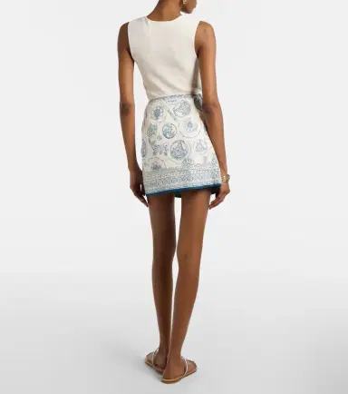 Alemais Alémais Lucky printed linen miniskirt | Thumbnail 5 Alemais Alémais Lucky printed linen miniskirt | Thumbnail 5