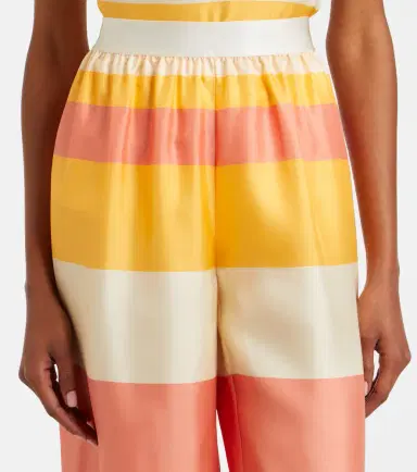 Eres Lollipop silk twill wide-leg pants | Thumbnail 2