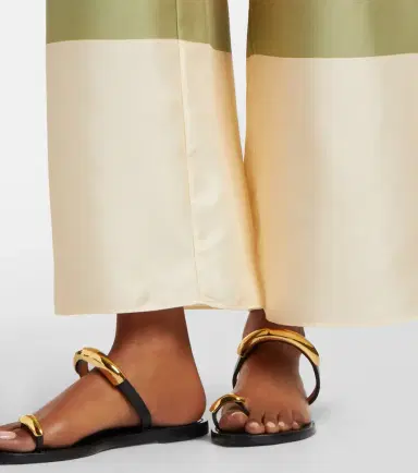 Eres Lollipop silk twill wide-leg pants | Thumbnail 5