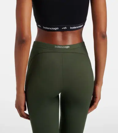 Balenciaga Logo flared leggings | Thumbnail 2