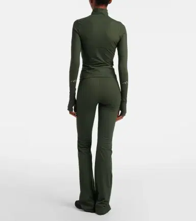 Balenciaga Logo flared leggings | Thumbnail 3