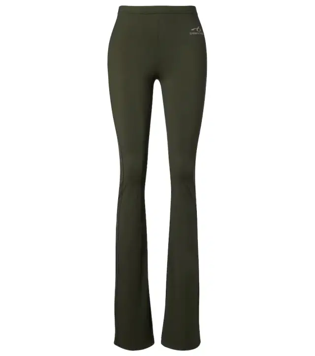Balenciaga Logo flared leggings