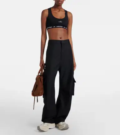 Balenciaga Logo sports bra | Thumbnail 2 Balenciaga Logo sports bra | Thumbnail 2