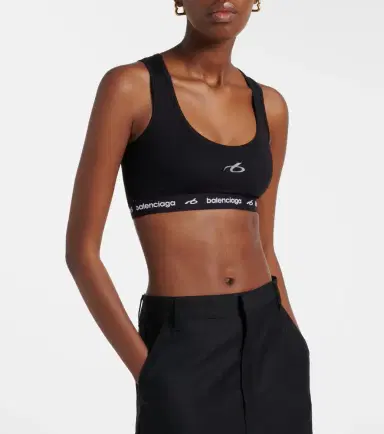Balenciaga Logo sports bra | Thumbnail 4 Balenciaga Logo sports bra | Thumbnail 4