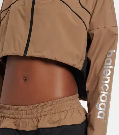 Balenciaga Cropped taffeta jacket | Thumbnail 6