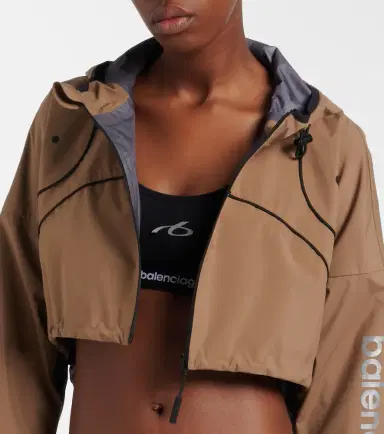 Balenciaga Cropped taffeta jacket | Thumbnail 7