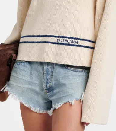Balenciaga Striped cotton sweater | Thumbnail 5