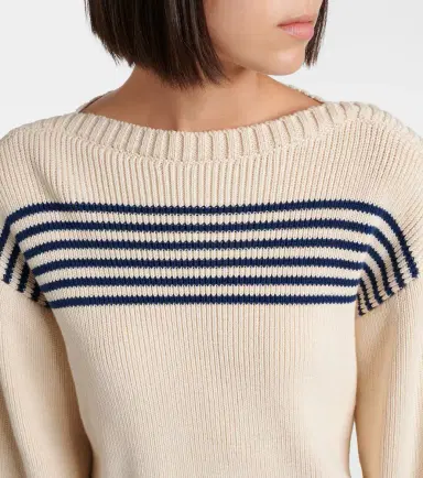 Balenciaga Striped cotton sweater | Thumbnail 6
