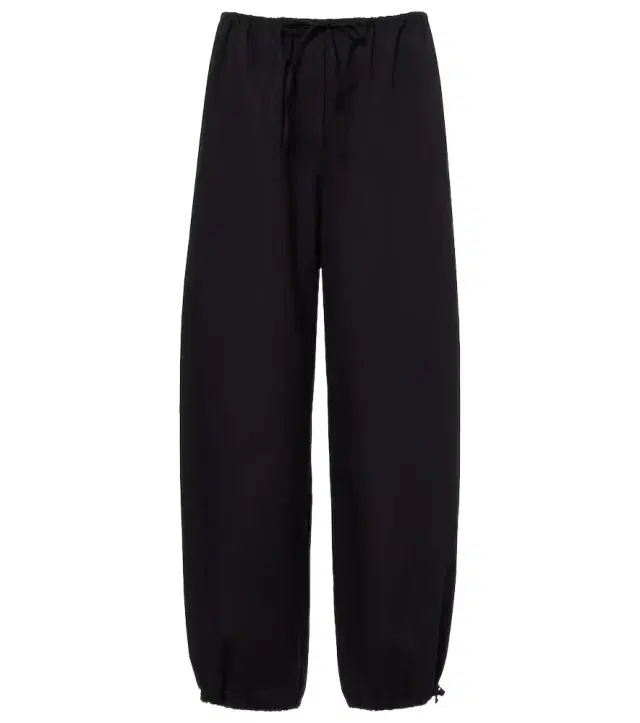 Toteme Cotton poplin wide-leg pants