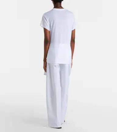 TOTEME Cotton poplin wide-leg pants | Thumbnail 6