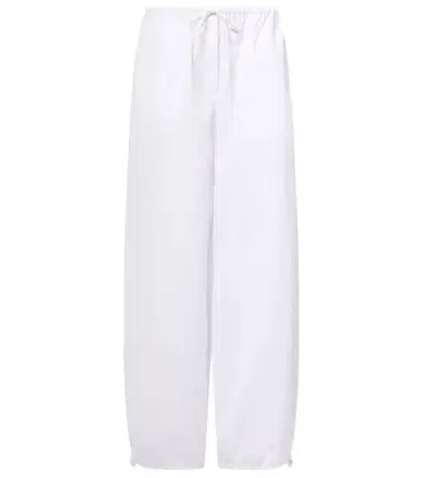 TOTEME Cotton poplin wide-leg pants | Thumbnail 1