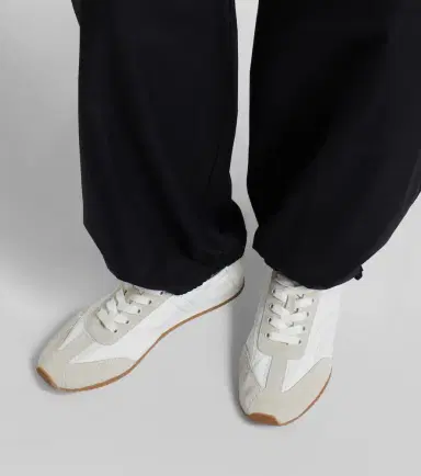 TOTEME Flex suede-trimmed sneakers | Thumbnail 5 TOTEME Flex suede-trimmed sneakers | Thumbnail 5