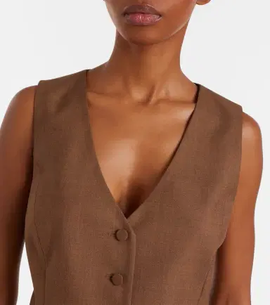 Gabriela Hearst Coleridge wool and silk vest | Thumbnail 3