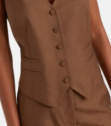 Gabriela Hearst Coleridge wool and silk vest | Thumbnail 5