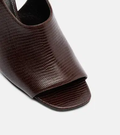 TOTEME Embossed leather slingback sandals | Thumbnail 2