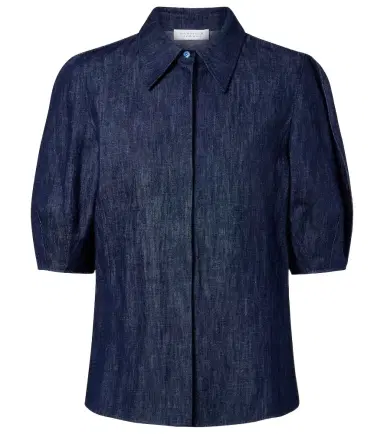 Gabriela Hearst Sansi cotton and linen denim shirt | Thumbnail 1