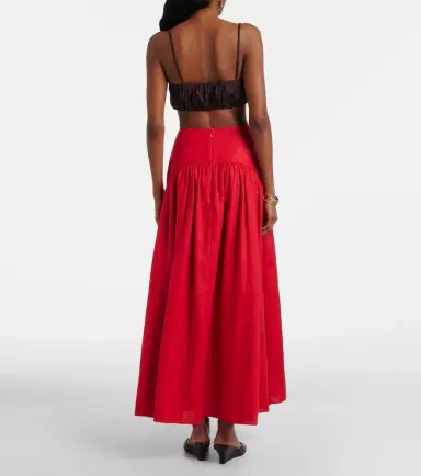 Staud Procida linen maxi skirt | Thumbnail 2 Staud Procida linen maxi skirt | Thumbnail 2