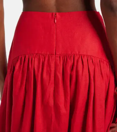 Staud Procida linen maxi skirt | Thumbnail 3 Staud Procida linen maxi skirt | Thumbnail 3