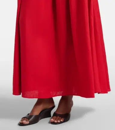 Staud Procida linen maxi skirt | Thumbnail 6