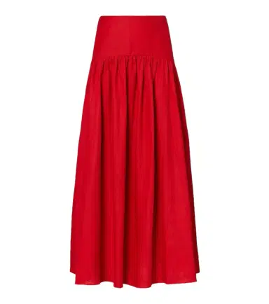 Staud Procida linen maxi skirt | Thumbnail 1
