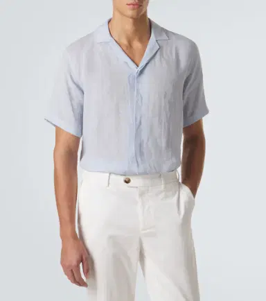 Orlebar Brown Maitan linen bowling shirt | Thumbnail 3 Orlebar Brown Maitan linen bowling shirt | Thumbnail 3