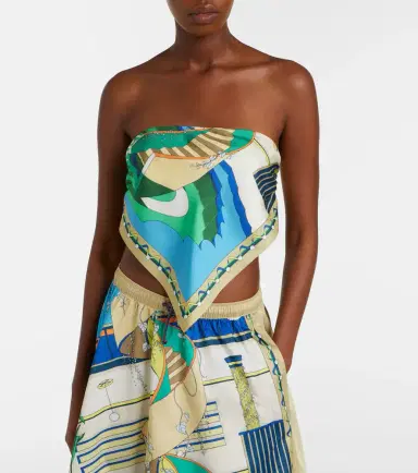 Tory Burch Printed silk top | Thumbnail 3 Tory Burch Printed silk top | Thumbnail 3