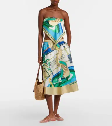 Tory Burch Printed midi skirt | Thumbnail 3 Tory Burch Printed midi skirt | Thumbnail 3