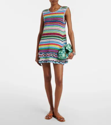 Ganni Crocheted minidress | Thumbnail 3