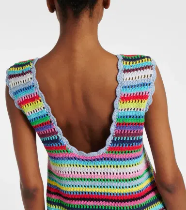 Ganni Crocheted minidress | Thumbnail 5