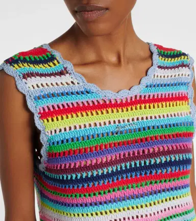 Ganni Crocheted minidress | Thumbnail 6
