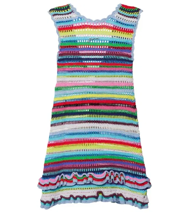 Crocheted minidress