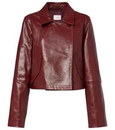 Dorothee Schumacher Broken Shine cropped leather jacket | Thumbnail 1 Dorothee Schumacher Broken Shine cropped leather jacket | Thumbnail 1