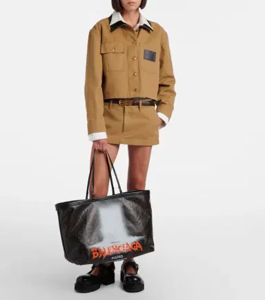 Balenciaga Select Large canvas tote bag | Thumbnail 6