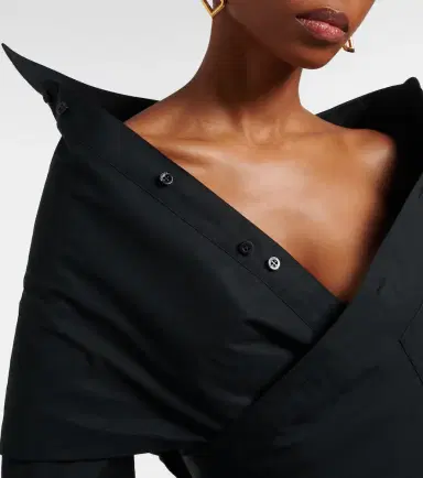 Balenciaga Off-shoulder cotton top | Thumbnail 6 Balenciaga Off-shoulder cotton top | Thumbnail 6