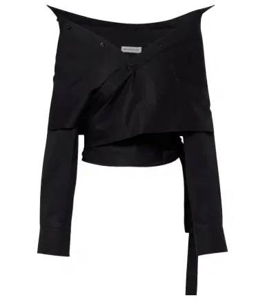 Balenciaga Off-shoulder cotton top | Thumbnail 1 Balenciaga Off-shoulder cotton top | Thumbnail 1