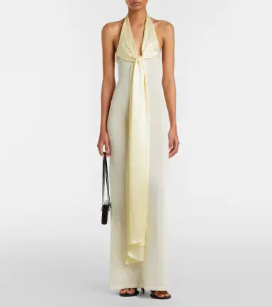 Aya Muse Nayra cotton and silk blend maxi dress | Thumbnail 4 Aya Muse Nayra cotton and silk blend maxi dress | Thumbnail 4