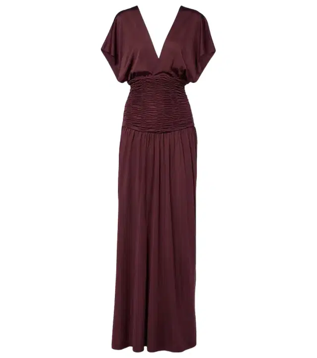 Aya Muse Anara ruched maxi dress