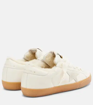 Golden Goose Super-Star shearling-lined leather sneakers | Thumbnail 3
