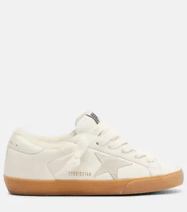 Golden Goose Super-Star shearling-lined leather sneakers | Thumbnail 4
