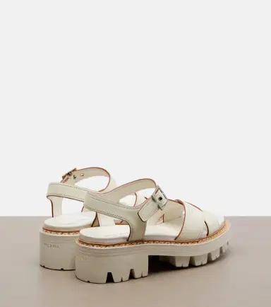 Prada Leather sandals | Thumbnail 2