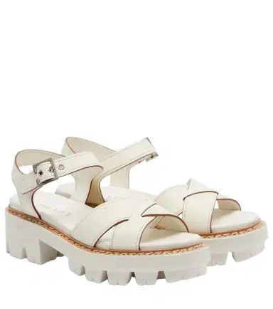 Prada Leather sandals | Thumbnail 1