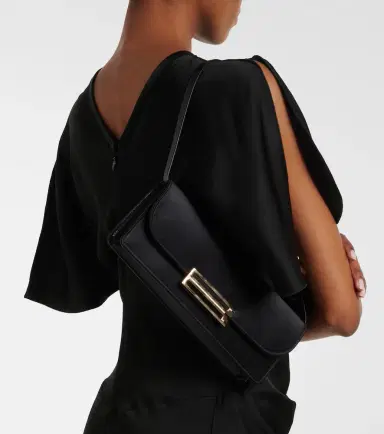 Victoria Beckham Dorian East-West satin clutch | Thumbnail 5