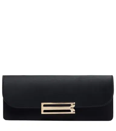 Victoria Beckham Dorian East-West satin clutch | Thumbnail 1