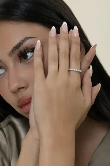 ROBERTO DEMEGLIO Diamond Extensible Stretch Eternity Ring | Thumbnail 2