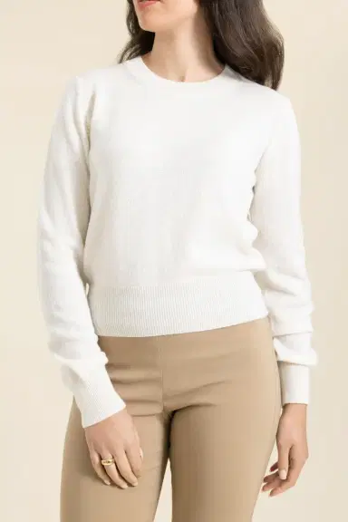 MISH The Cashmere Pullover - Ivory | Thumbnail 3
