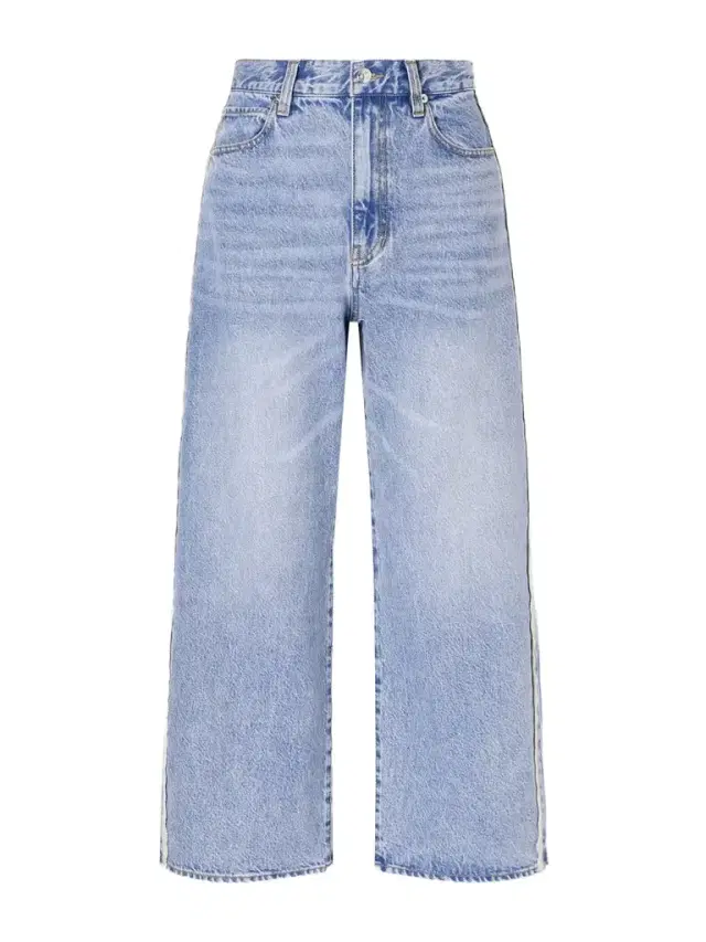 Frame The Crochet Bow Crop High-rise Wide-leg Jeans