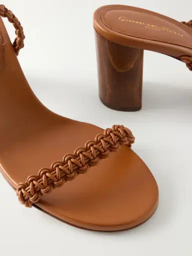 Gianvito Rossi Ubud 70 Braided Leather Sandals | Thumbnail 5 Gianvito Rossi Ubud 70 Braided Leather Sandals | Thumbnail 5