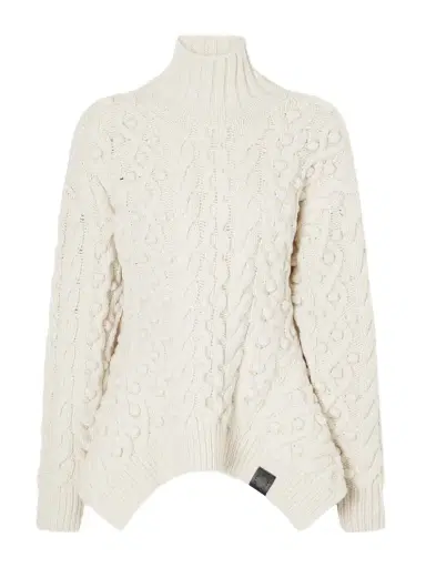 Stella McCartney Bobble Cable-knit Wool Turtleneck Sweater | Thumbnail 1 Stella McCartney Bobble Cable-knit Wool Turtleneck Sweater | Thumbnail 1